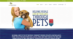 Desktop Screenshot of petpartnersusa.com